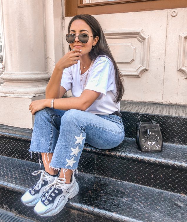 5 Different Ways to Style Your White Tee - Gabriella Zacche