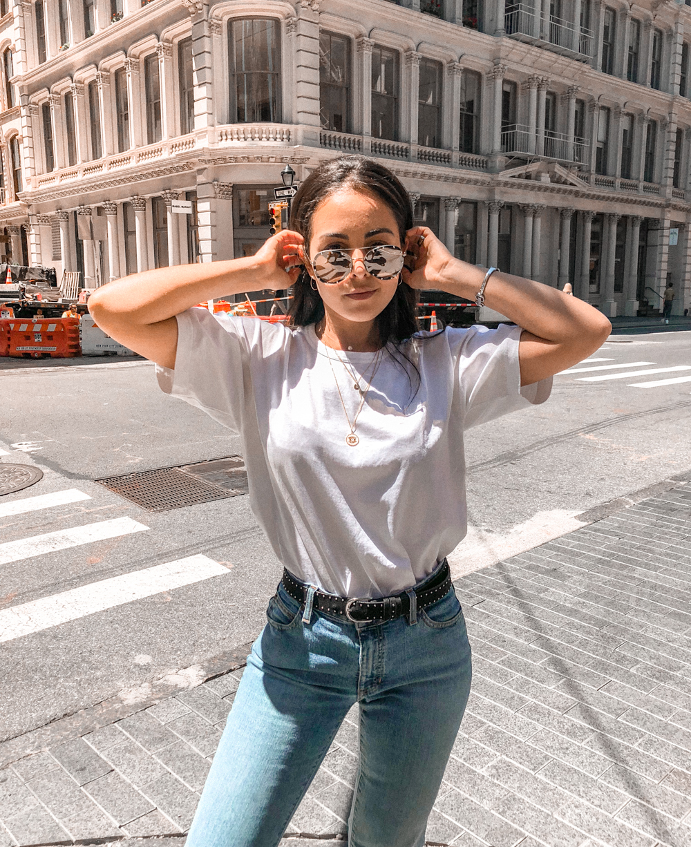 5 Different Ways to Style Your White Tee - Gabriella Zacche