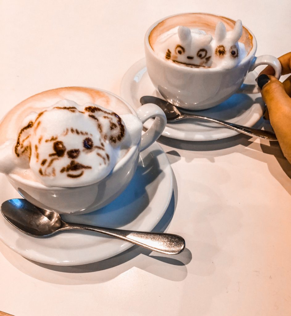 reissue cafe tokyo totoro latte