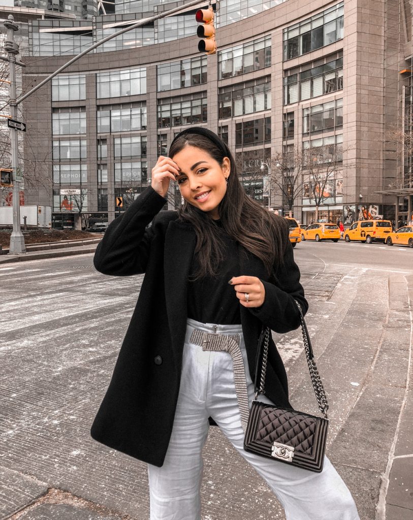 gabriella zacche blazer look