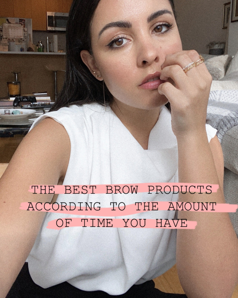 What Brow Product to Choose for the Time You Have