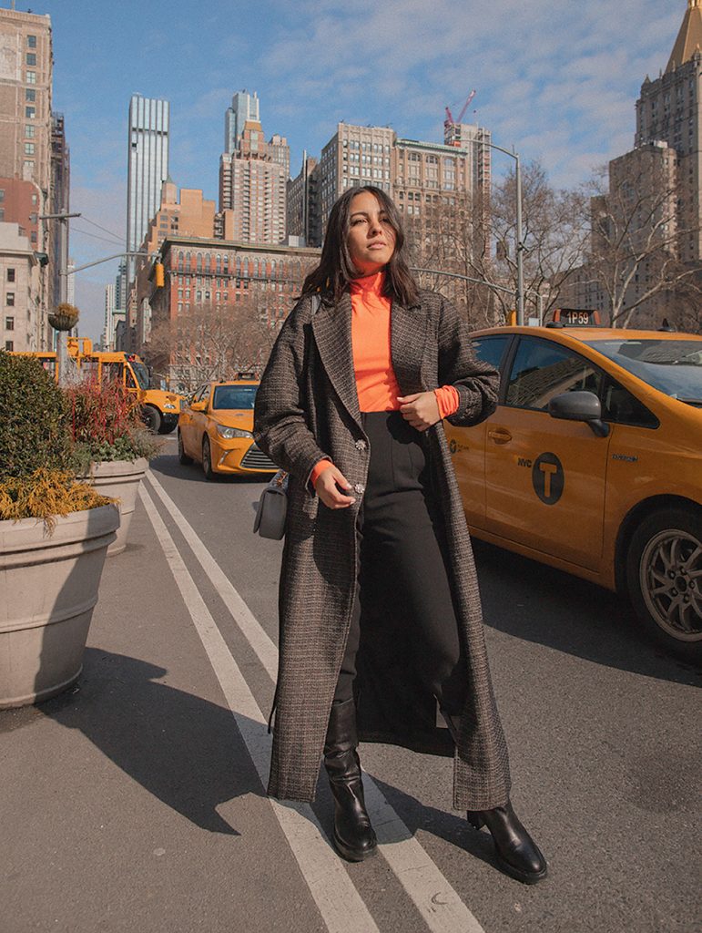 nyfw neon orange spring 2020