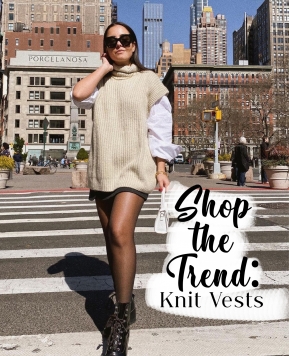 Shop the Trend: Oversized Knit Vests
